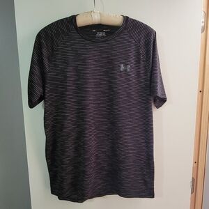 Under Armour Black and Gray Men's Tech 2.0 Tee Medium
